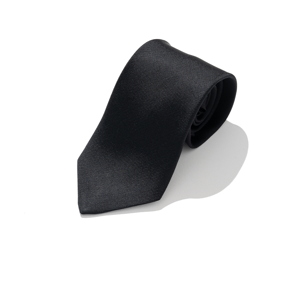 Plain Silk Tie [Black]리넥츠