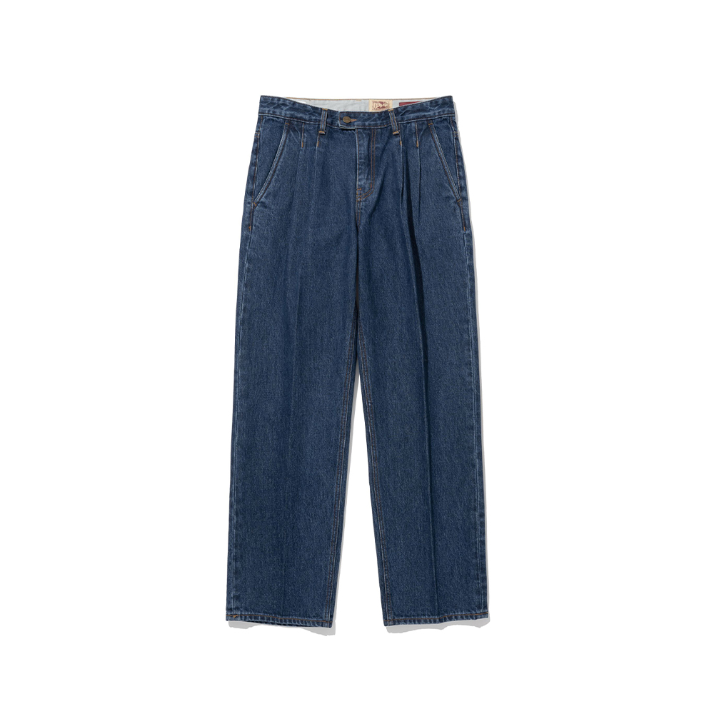 Tailored Regular Two Tuck Denim Pants [D.Blue]리넥츠