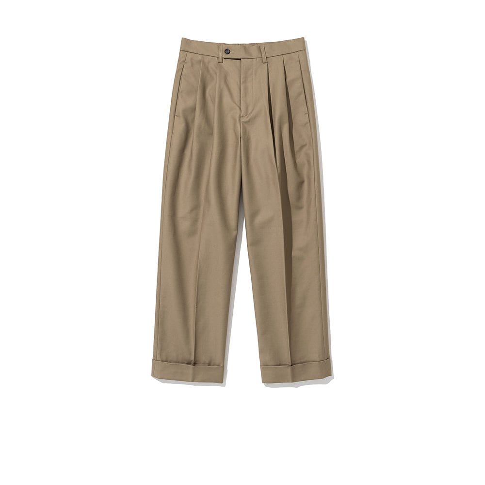 SUPIMA Cotton Tailored Regular Pants [Beige]리넥츠