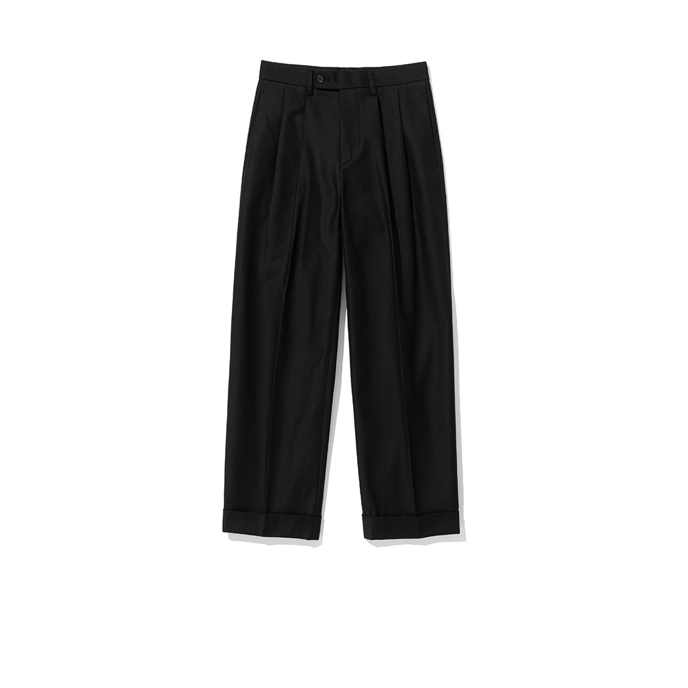 SUPIMA Cotton Tailored Regular Pants [Black]리넥츠