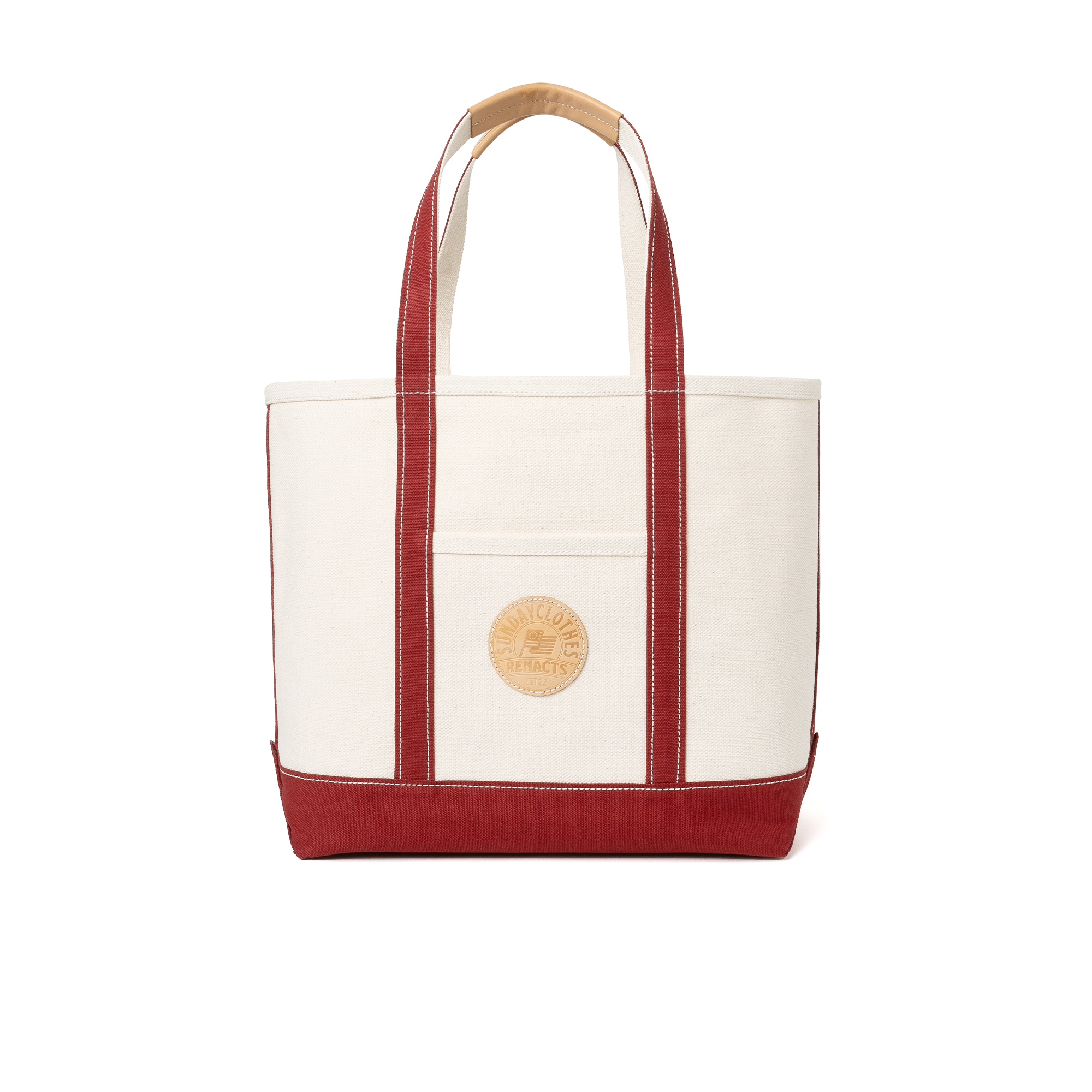 RENACTS X SUNDAY CLOTHES Canvas Tote Bag [Red]리넥츠
